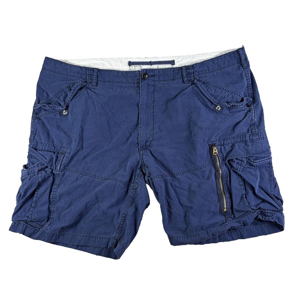 Polo Ralph Lauren Utility Ripstop Cargo Shorts Mens 46B (Big) Classic Fit Blue